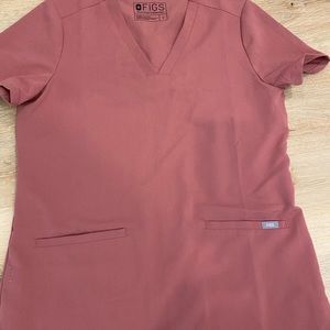 FIGS CASMA MAUVE TOP
